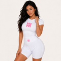 Women's 2-Piece Seamless Yoga Set - High-Waist Leggings/Shorts and Sports Bra for Workout, Gym, and Activewear