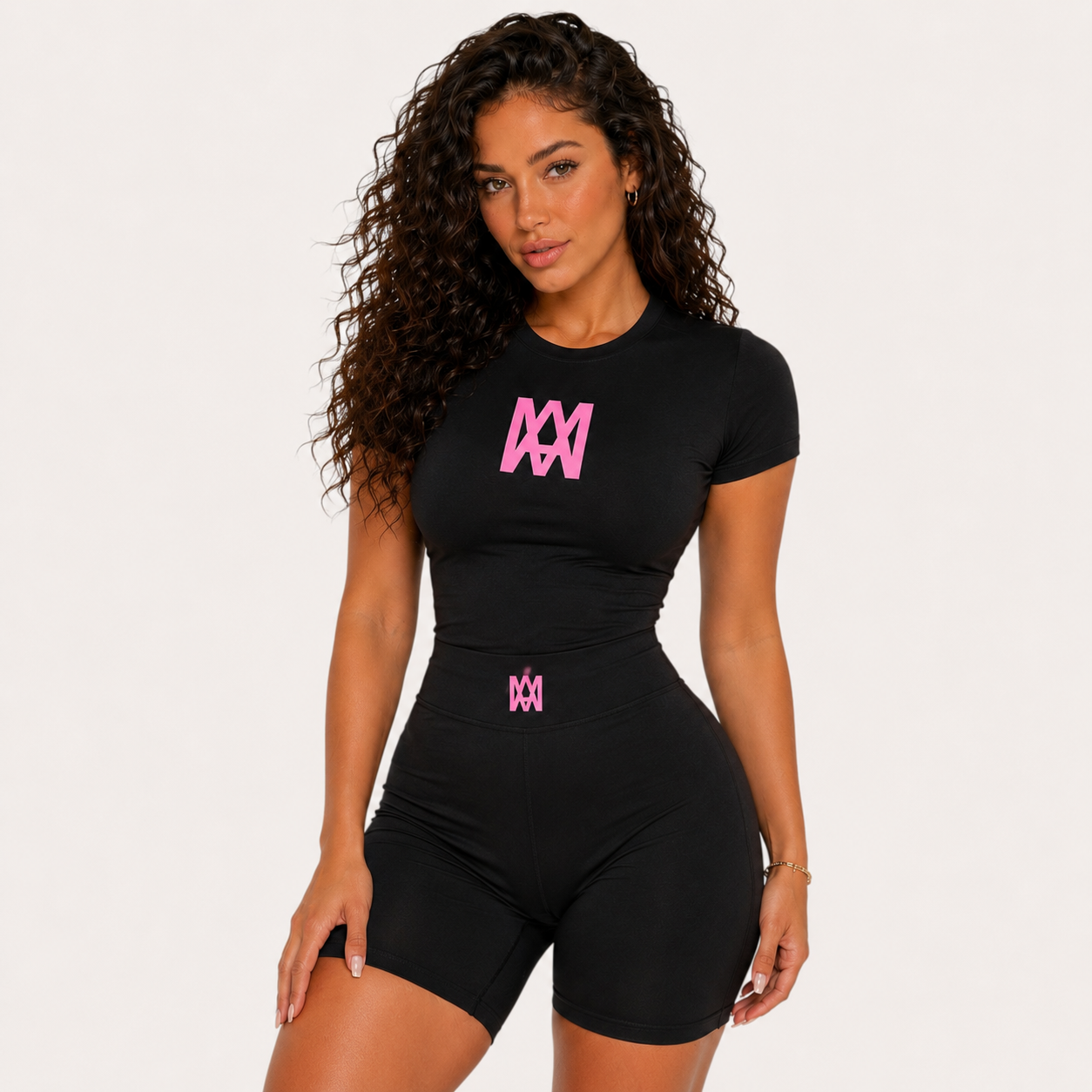 Women's 2-Piece Seamless Yoga Set - High-Waist Leggings/Shorts and Sports Bra for Workout, Gym, and Activewear