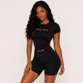Women's 2-Piece Seamless Yoga Set - High-Waist Leggings/Shorts and Sports Bra for Workout, Gym, and Activewear