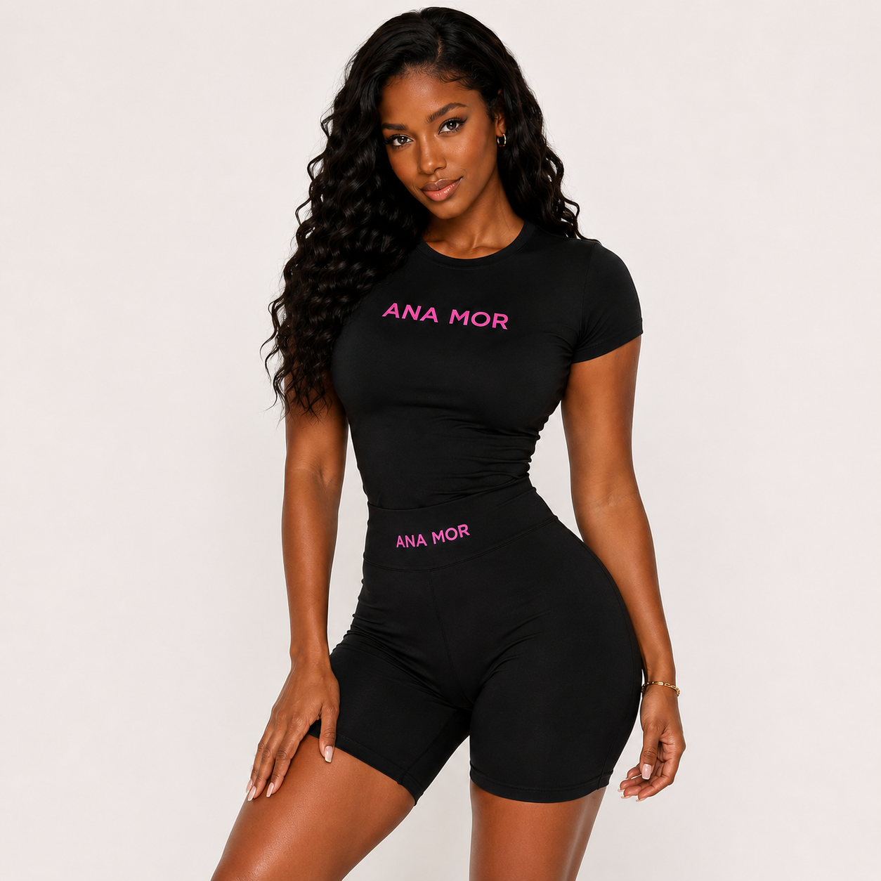 Women's 2-Piece Seamless Yoga Set - High-Waist Leggings/Shorts and Sports Bra for Workout, Gym, and Activewear