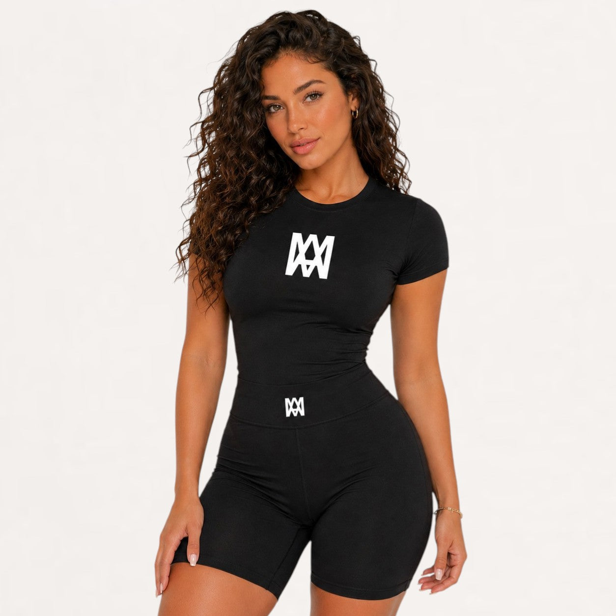 Women's 2-Piece Seamless Yoga Set - High-Waist Leggings/Shorts and Sports Bra for Workout, Gym, and Activewear