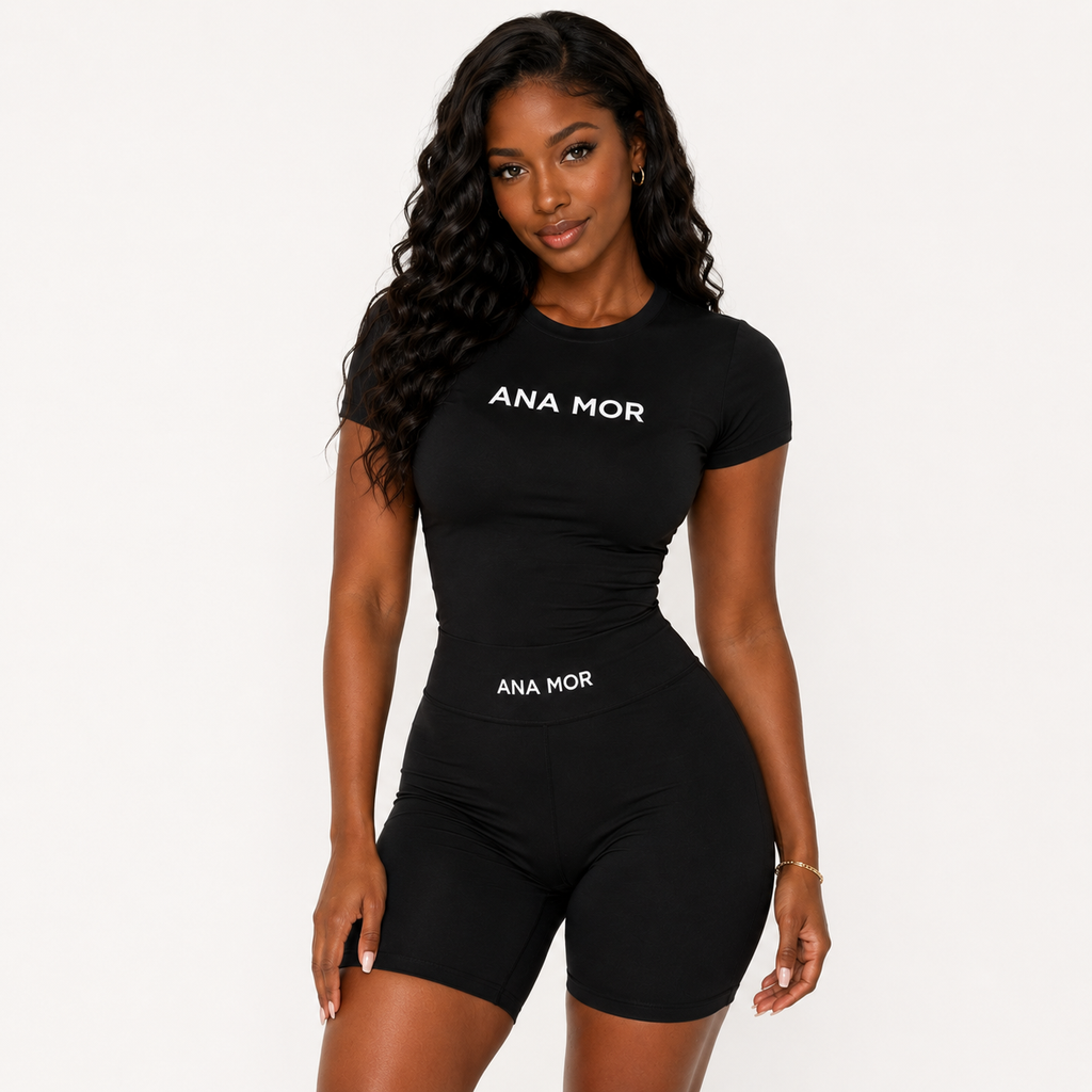 Women's 2-Piece Seamless Yoga Set - High-Waist Leggings/Shorts and Sports Bra for Workout, Gym, and Activewear