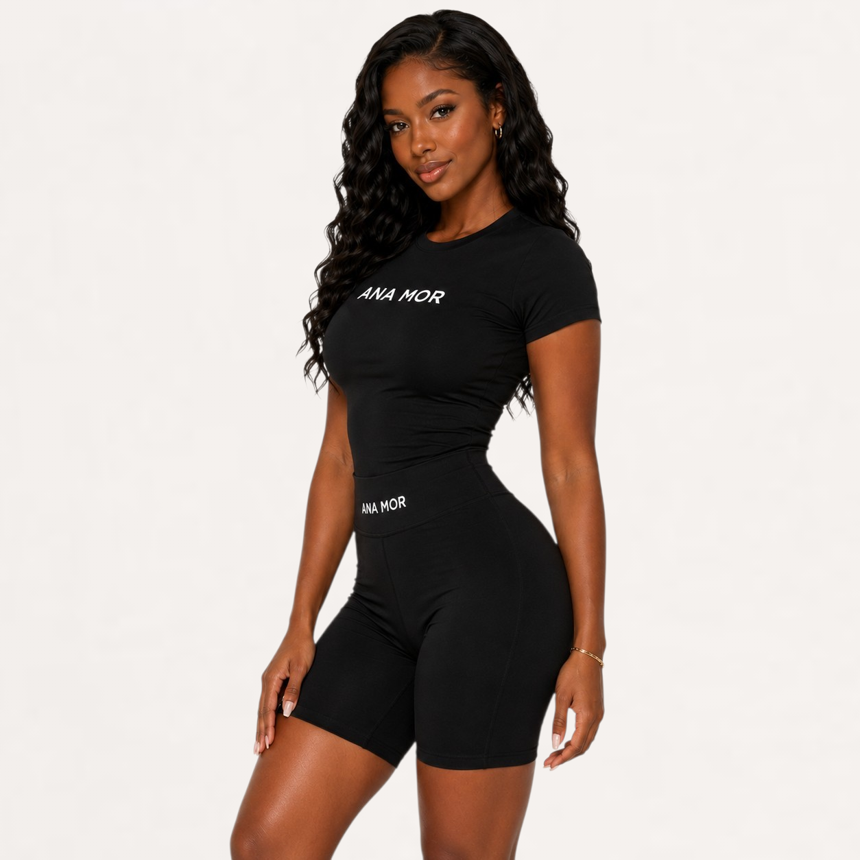 Women's 2-Piece Seamless Yoga Set - High-Waist Leggings/Shorts and Sports Bra for Workout, Gym, and Activewear